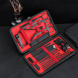 Darrahopens Health & Beauty > Personal Care A+Living Stainless Steel Black 23Pcs Nail Clipper Set Manicure Tool Nail Clipperg