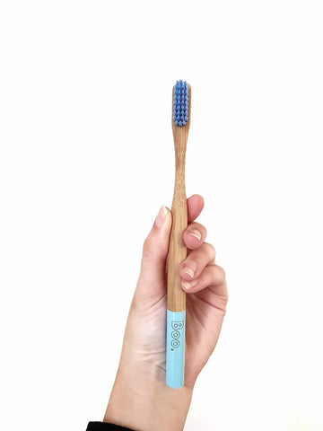 Darrahopens Health & Beauty > Personal Care BAMBOO ADULTS TOOTHBRUSH 6666666(4 PK) BLUE