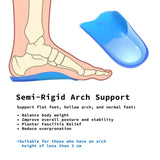 Darrahopens Health & Beauty > Personal Care Bibal Insole 2X Pair M Size Gel Half Insoles Shoe Inserts Arch Support Foot Pad
