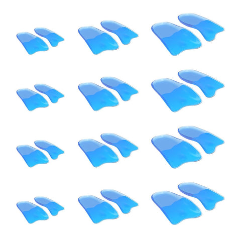 Darrahopens Health & Beauty > Personal Care Bibal Insole 4X Set 3-Size Combo Gel Half Insoles Shoe Inserts Arch Support Foot Pad