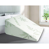 darrahopens Health & Beauty > Personal Care Cool Gel Memory Foam Bed Wedge Pillow Cushion Neck Back Support Sleep with Cover