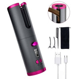 darrahopens Health & Beauty > Personal Care Cordless Automatic Hair Curler