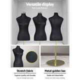 Darrahopens Health & Beauty > Personal Care Embellir Female Mannequin Dummy Model Dressmaker Clothes Display Torso Tailor BK