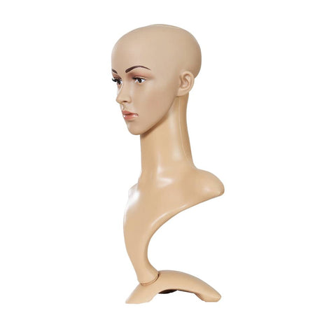 Darrahopens Health & Beauty > Personal Care Embellir Female Mannequin Head Dummy Model Display Shop Stand Professional Use
