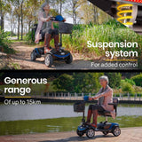 darrahopens Health & Beauty > Personal Care EQUIPMED Mobility Scooter Electric Motorised 4 Wheel Power Portable Folding