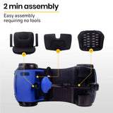 darrahopens Health & Beauty > Personal Care EQUIPMED Mobility Scooter Electric Motorised 4 Wheel Power Portable Folding