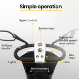 darrahopens Health & Beauty > Personal Care EQUIPMED Mobility Scooter For Elderly Motorized Electric Older Adults 4 Riding