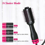 darrahopens Health & Beauty > Personal Care Hot Air One-Step Hair Dryer Negative Ion Anti-Frizz Blowout for Drying,Straightening, Curling and Volumizer (AU Plug)