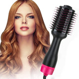 darrahopens Health & Beauty > Personal Care Hot Air One-Step Hair Dryer Negative Ion Anti-Frizz Blowout for Drying,Straightening, Curling and Volumizer (AU Plug)