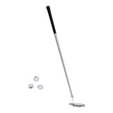 darrahopens Health & Beauty > Personal Care Indoor Practice Putting Green 2.5m Mat Inclined Ball Return Fake Grass 2 Holes