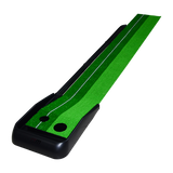darrahopens Health & Beauty > Personal Care Indoor Practice Putting Green 2.5m Mat Inclined Ball Return Fake Grass 2 Holes