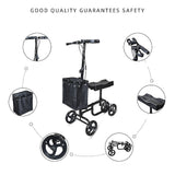 darrahopens Health & Beauty > Personal Care Knee Walker Scooter Mobility Alternative Crutches Wheelchair Portable
