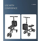 darrahopens Health & Beauty > Personal Care Knee Walker Scooter Mobility Alternative Crutches Wheelchair Portable