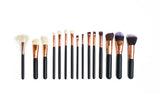 darrahopens Health & Beauty > Personal Care Soft 15Pcs Pro Face Powder Makeup Brushes Set Eyeshader Blending Highlight Tools