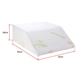 darrahopens Health & Beauty > Personal Care Wedge Elevation Pillow Cool Gel Memory Foam Leg Raiser Support Cushion