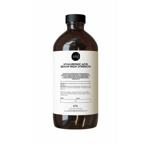 Darrahopens Health & Beauty > Skincare 500ml Hyaluronic Acid Serum - High Strength Bulk Cosmetic Face Skin Care