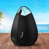 darrahopens Health & Beauty > Spray Tan Portable Pop Up Tanning Tent - Black