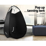 darrahopens Health & Beauty > Spray Tan Portable Pop Up Tanning Tent - Black