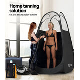 darrahopens Health & Beauty > Spray Tan Portable Pop Up Tanning Tent - Black