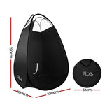 darrahopens Health & Beauty > Spray Tan Portable Pop Up Tanning Tent - Black