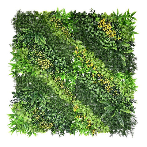 Darrahopens Home & Garden 5 SQM Artificial Plant Wall Grass Panels Vertical Garden Foliage Tile Fence 1X1M Green