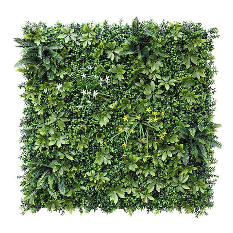 Darrahopens Home & Garden 5 SQM Artificial Plant Wall Grass Panels Vertical Garden Foliage Tile Fence 1X1M Green