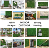 Darrahopens Home & Garden > Artificial Plants 5 SQM Artificial Plant Wall Grass Panels Vertical Garden Tile Fence 1X1M Green