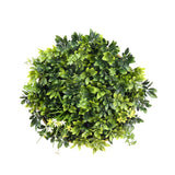Darrahopens Home & Garden > Artificial Plants Artificial Green Wall Plant Garden Panel Daffodil Smile Disc Art 50cm Grassy  UV Resistant Frame