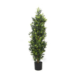 darrahopens Home & Garden > Artificial Plants Artificial Potted Topiary Tree 120cm UV Resistant