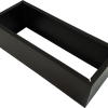 darrahopens Home & Garden > Artificial Plants Black Metal Planter Small
