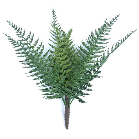 darrahopens Home & Garden > Artificial Plants Dark Fern Stem UV Resistant 38cm