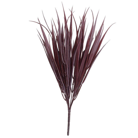 darrahopens Home & Garden > Artificial Plants Dark Red Artificial Grass Stem 35cm Long UV Resistant