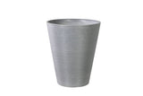 darrahopens Home & Garden > Artificial Plants Decorative Textured Round Grey Planter 47cm