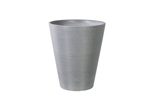darrahopens Home & Garden > Artificial Plants Decorative Textured Round Grey Planter 47cm