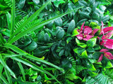 darrahopens Home & Garden > Artificial Plants Flowering Lilac Vertical Garden / Green Wall UV Resistant Sample