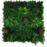darrahopens Home & Garden > Artificial Plants Flowering Lilac Vertical Garden / Green Wall UV Resistant Sample