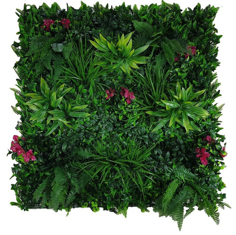 darrahopens Home & Garden > Artificial Plants Flowering Lilac Vertical Garden / Green Wall UV Resistant Sample