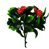 darrahopens Home & Garden > Artificial Plants Flowering Red Rose Stem UV Resistant 30cm