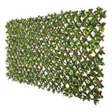 darrahopens Home & Garden > Artificial Plants Jasmine Artificial Hedge Extendable Trellis / Screen 2 Meter By 1 Meter UV Resistant (PVC)