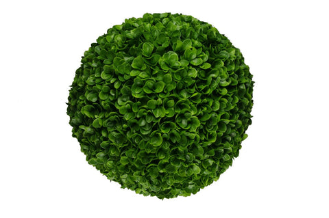 darrahopens Home & Garden > Artificial Plants Large Clover Hedge Topiary Ball UV Resistant 48cm