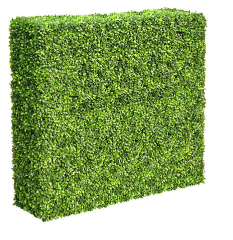 darrahopens Home & Garden > Artificial Plants Mixed Boxwood Hedge UV Resistant 100cm Long x 100cm High