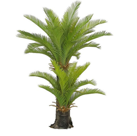 darrahopens Home & Garden > Artificial Plants No Pot Multi Trunk Sago Cycad 130cm