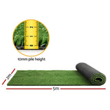 darrahopens Home & Garden > Artificial Plants Primeturf Artificial Grass 10mm 2mx5m 10sqm Synthetic Fake Turf Plants Plastic Lawn Olive