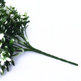 darrahopens Home & Garden > Artificial Plants White Tipped Money Leaf Stem 32 cm