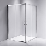 darrahopens Home & Garden > Bathroom Accessories 1000 x 1000mm Sliding Door Nano Safety Glass Shower Screen By Della Francesca