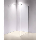 darrahopens Home & Garden > Bathroom Accessories 1100 x 2000mm Frameless 10mm Safety Glass Shower Screen
