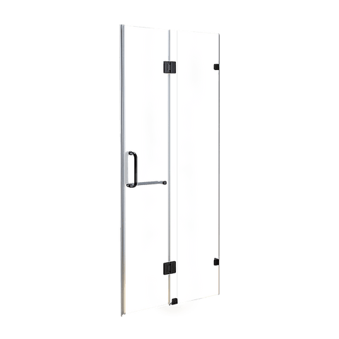 darrahopens Home & Garden > Bathroom Accessories 120 x 200cm Wall to Wall Frameless Shower Screen 10mm Glass By Della Francesca