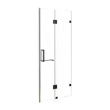 darrahopens Home & Garden > Bathroom Accessories 120 x 200cm Wall to Wall Frameless Shower Screen 10mm Glass By Della Francesca