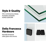 darrahopens Home & Garden > Bathroom Accessories 1200 x 1450mm Frameless Bath Panel 10mm Glass Shower Screen By Della Francesca