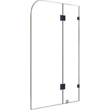 darrahopens Home & Garden > Bathroom Accessories 1200 x 1450mm Frameless Bath Panel 10mm Glass Shower Screen By Della Francesca